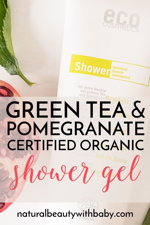 A value for money certified organic shower gel with green tea and pomegranate from Eco Cosmetics. Check out my full review!