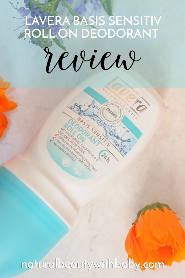 Review of Lavera Basis Sensitiv Roll On Deodorant, an effective aluminium free deodorant with skin loving ingredients.