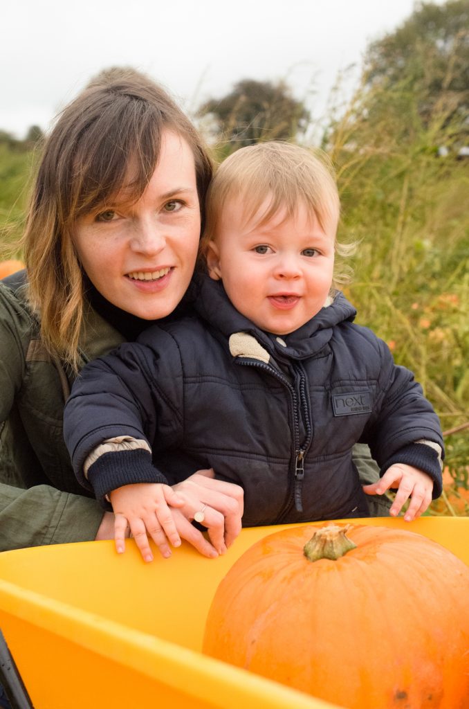 With our pumpkin quarry