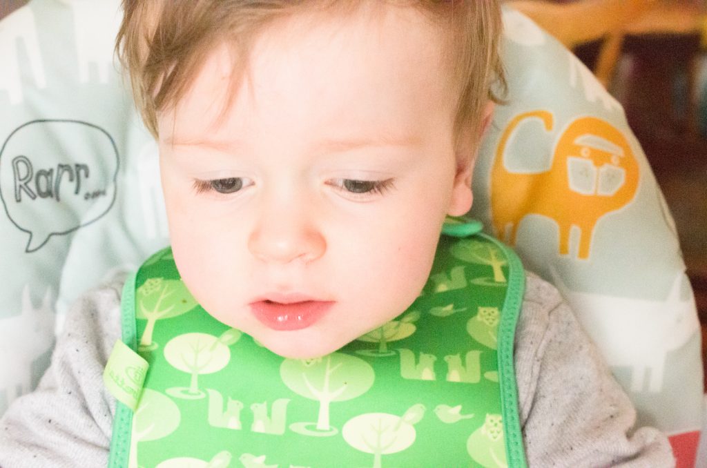 Jonah's face after trying Natures Aid