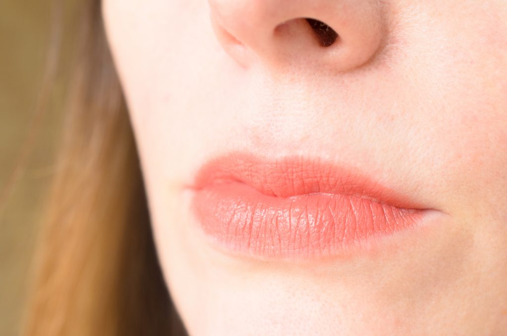 Lavera Beautiful Lips Colour Intense Lipstick in Matt ‘n Peach swatch