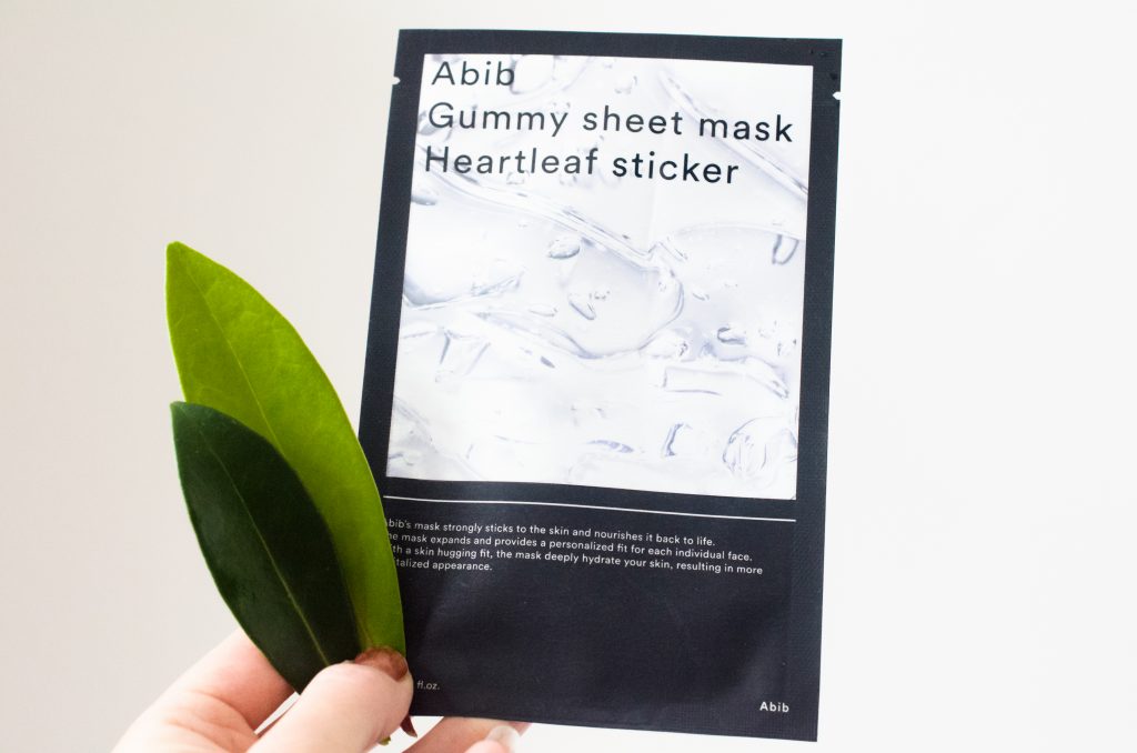 Abib Gummy Sheet Mask Heartleaf Sticker
