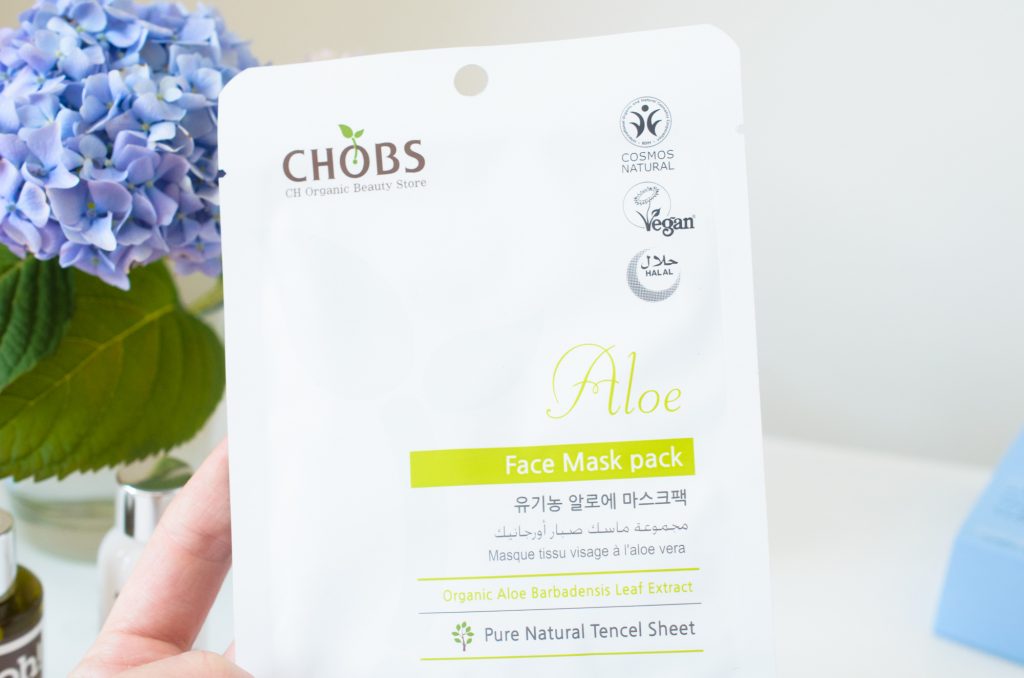 CHOBS Organic Aloe Sheet Mask
