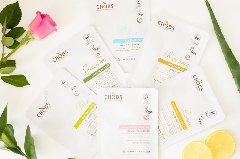 CHOBS sheet masks