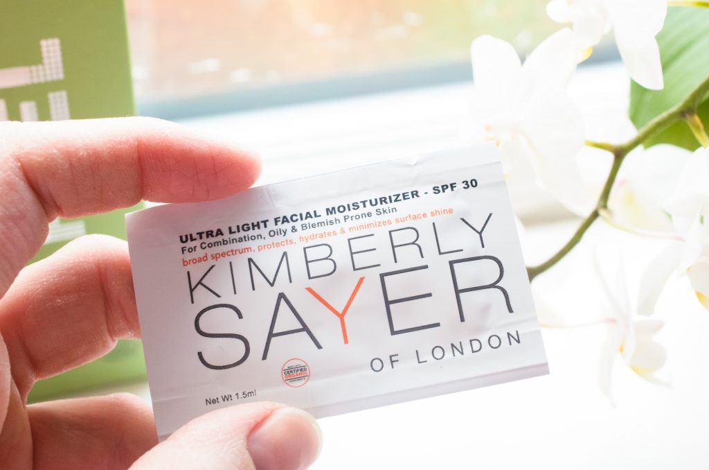 Kimberly Sayer Ultra Light Facial Moisturiser Sample