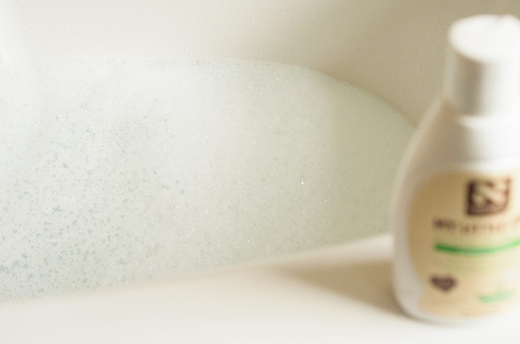 Lots of wonderful bubbles from Natralus My Little One Bubble Bath