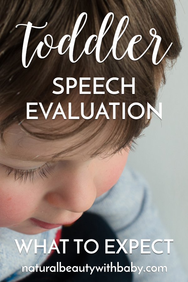Are you waiting for a toddler speech evaluation? Here's our experience of a toddler speech evaluation, what to expect at the appointment, how long to wait for speech therapy, and activities and resources to support speech. #speechtherapy