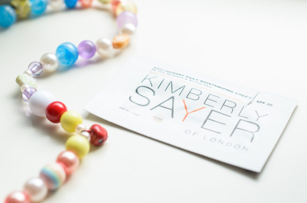 Kimberly Sayer Daily Moisturising Cream SPF30 Sample