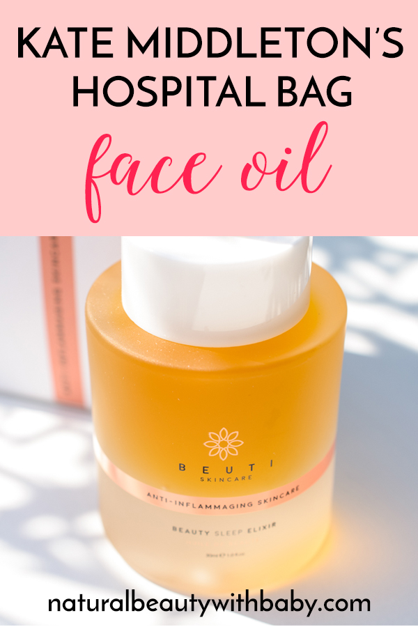Natural and affordable face oil Beauty Sleep Elixir was said to have been used by Kate Middleton during her hospital stay. But is it as good as it's made out to be? #faceoil #naturalfaceoil