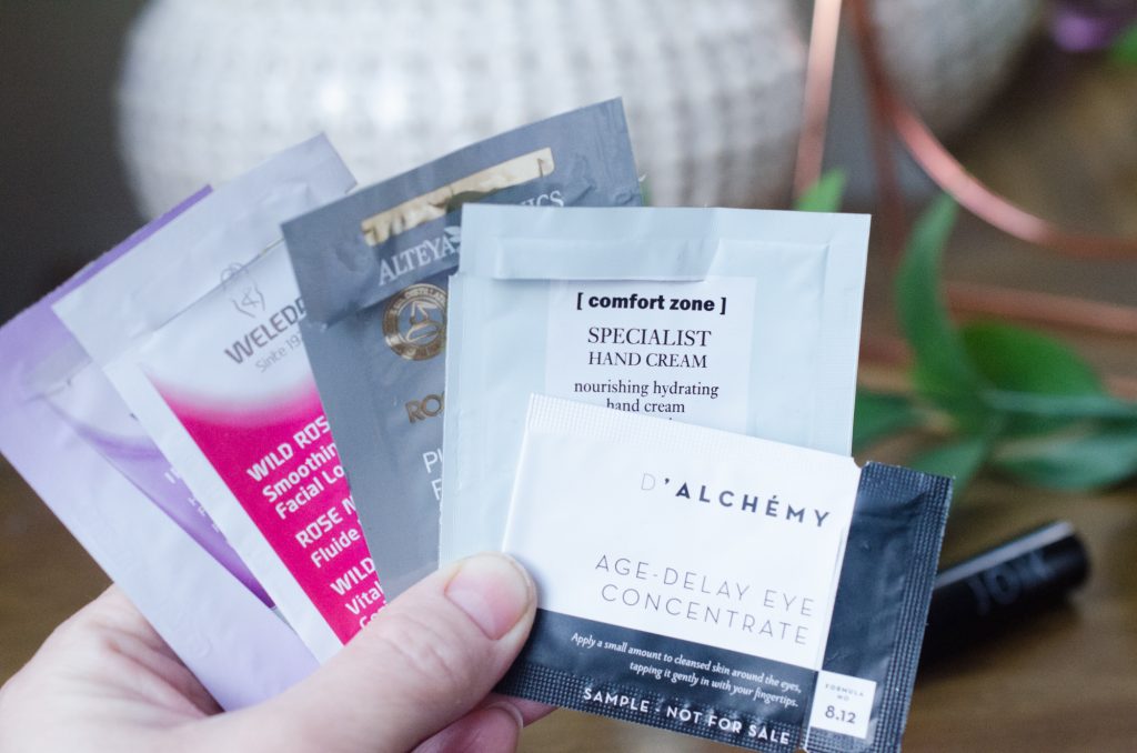 March 2020 natural beauty samples