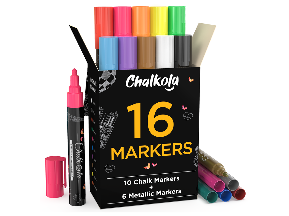 Chalkola 16 Chalk Markers