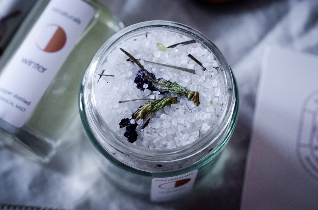 Texture of NK Naturals Winter Deep Steam Salt Infusion