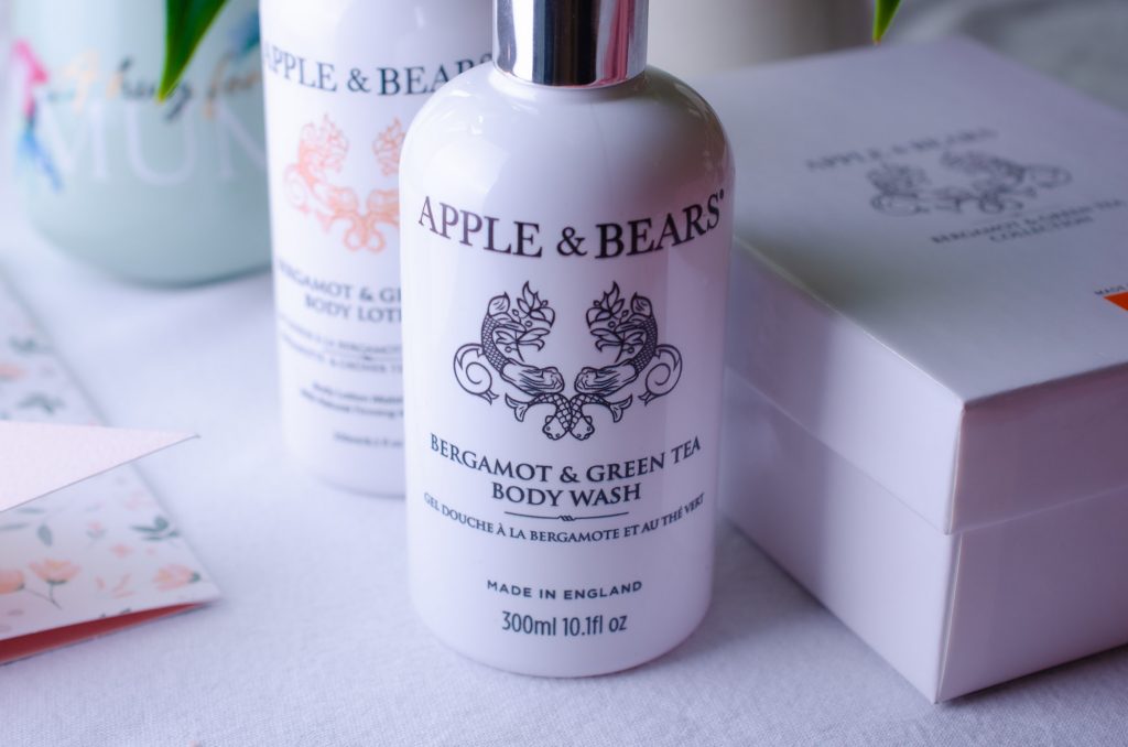 Apple & Bears Luxury Body Care Gift Set - Bergamot & Green Tea