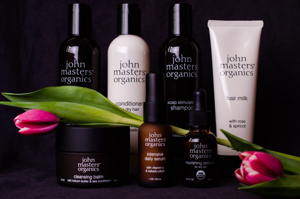 Haircare and skincare from John Masters Organics range