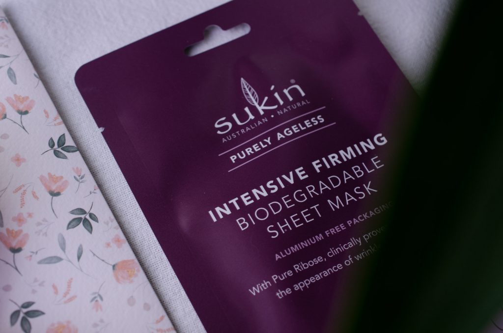 Sukin Purely Ageless Intensive Firming Biodegradable Sheet Mask