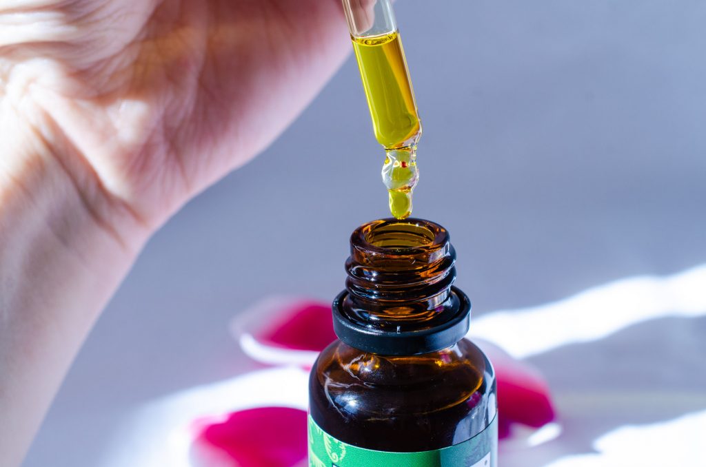 Dropper shot of Divine Avocado and Rosehip Face Oil