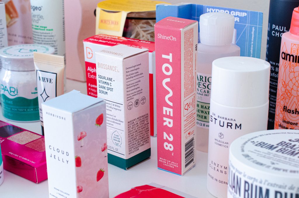 A selection of Cult Beauty Christmas gifts