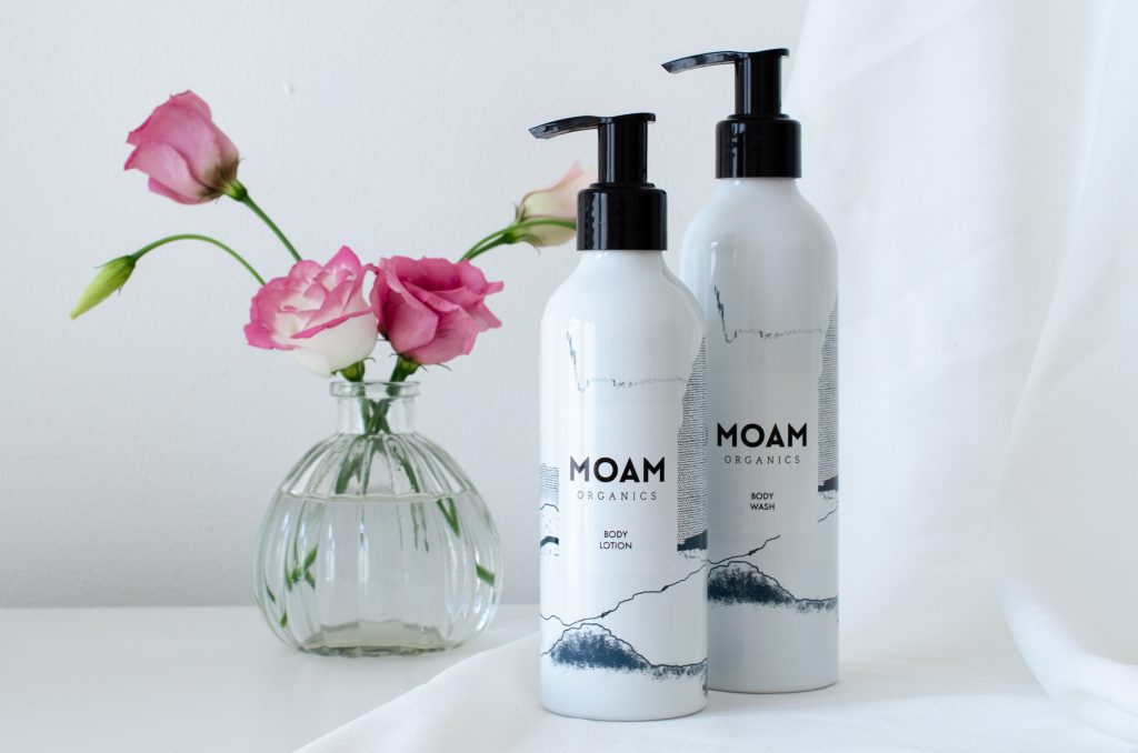 MOAM Organics aluminium refill bottles