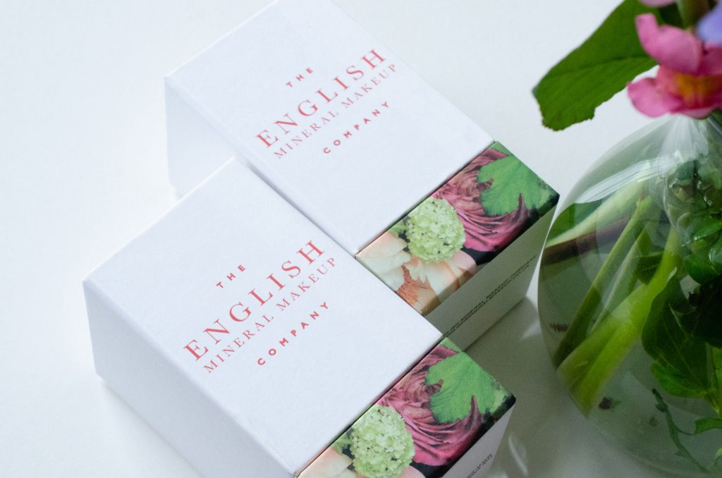 The English Mineral Makeup Company cartons