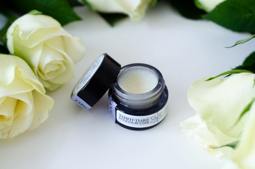 Texture of The Rose Tree Tahiti Tiare Cocoa Lip Butter
