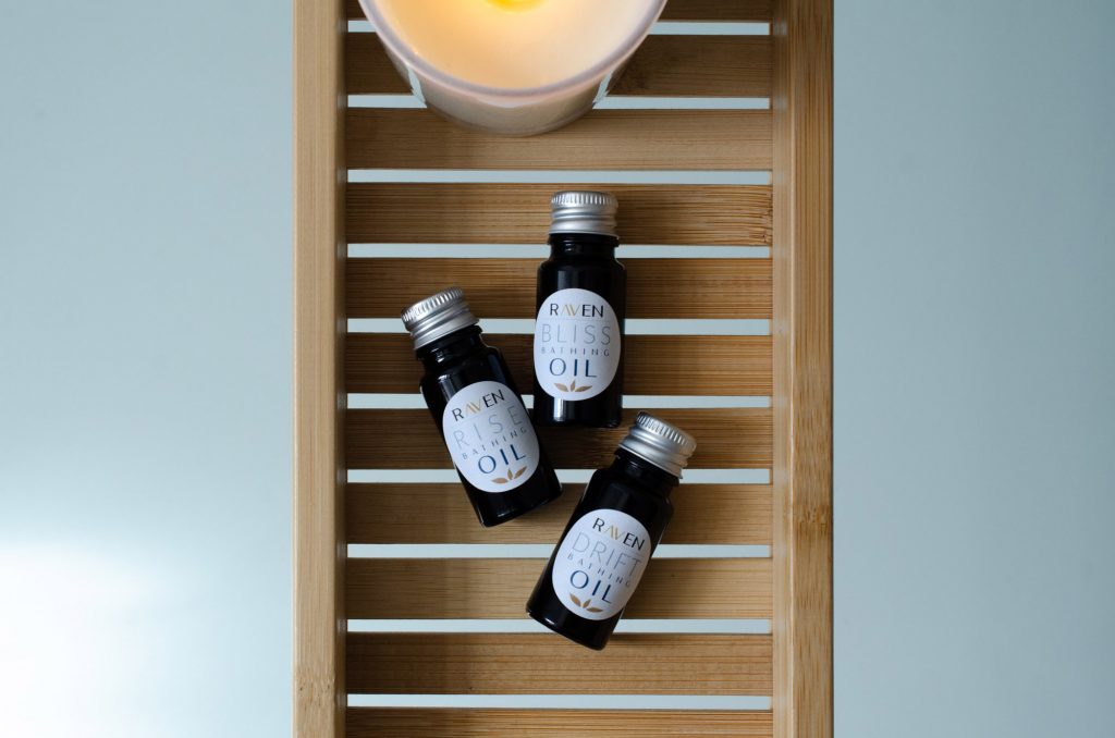 Raven Botanicals Bathing Oil Trio