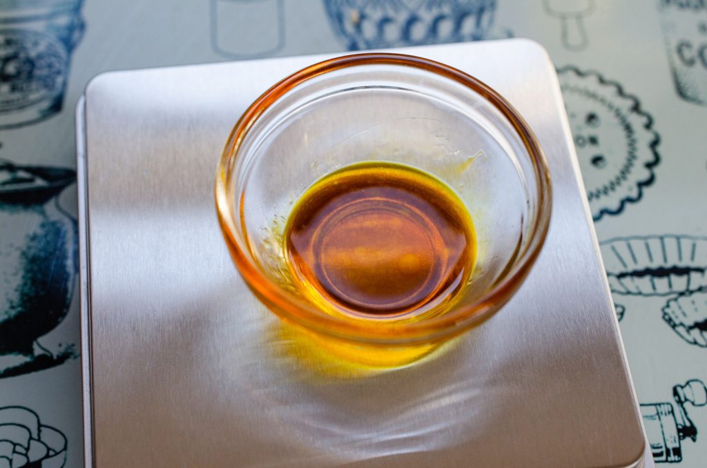 Preservative, calendula, and orange essential oil
