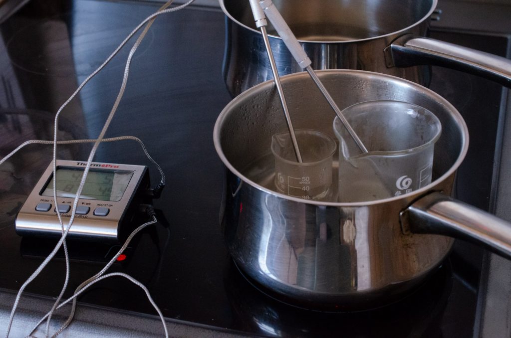 Heating both the phases