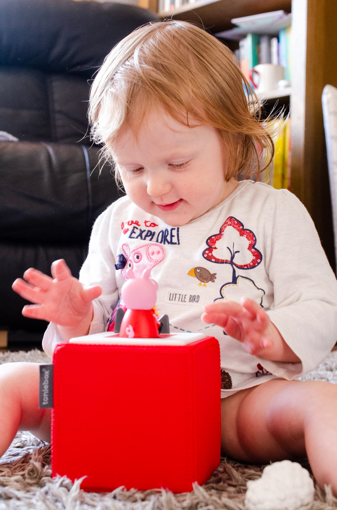 Lydia playing with Peppa