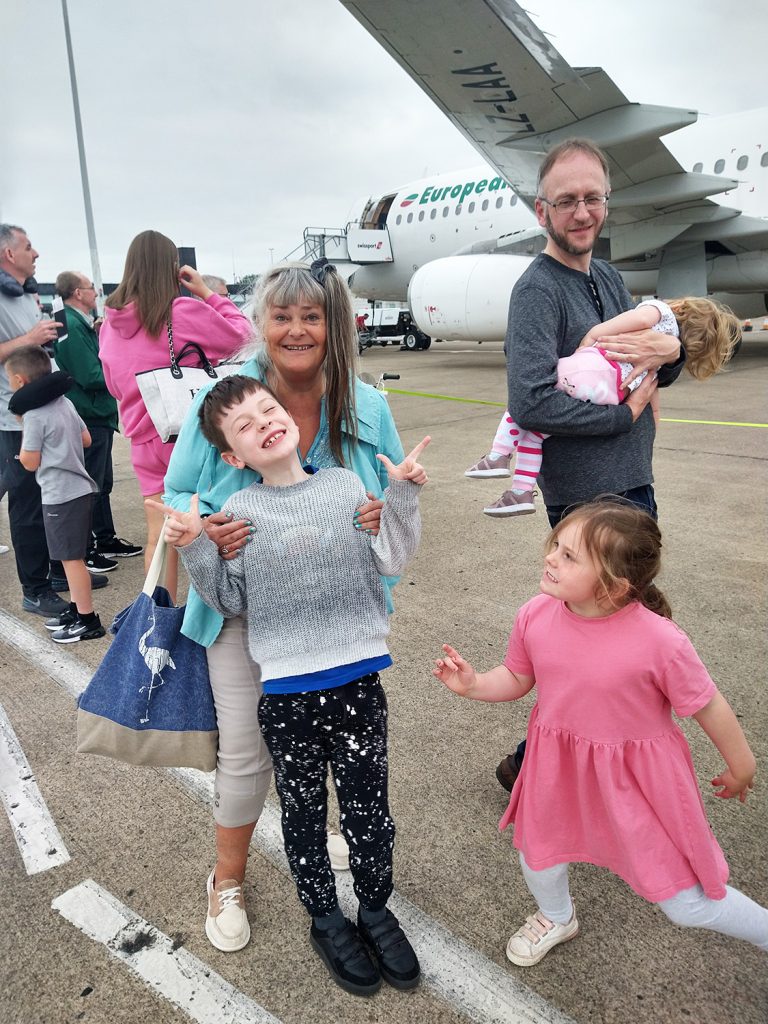Going on a plane!