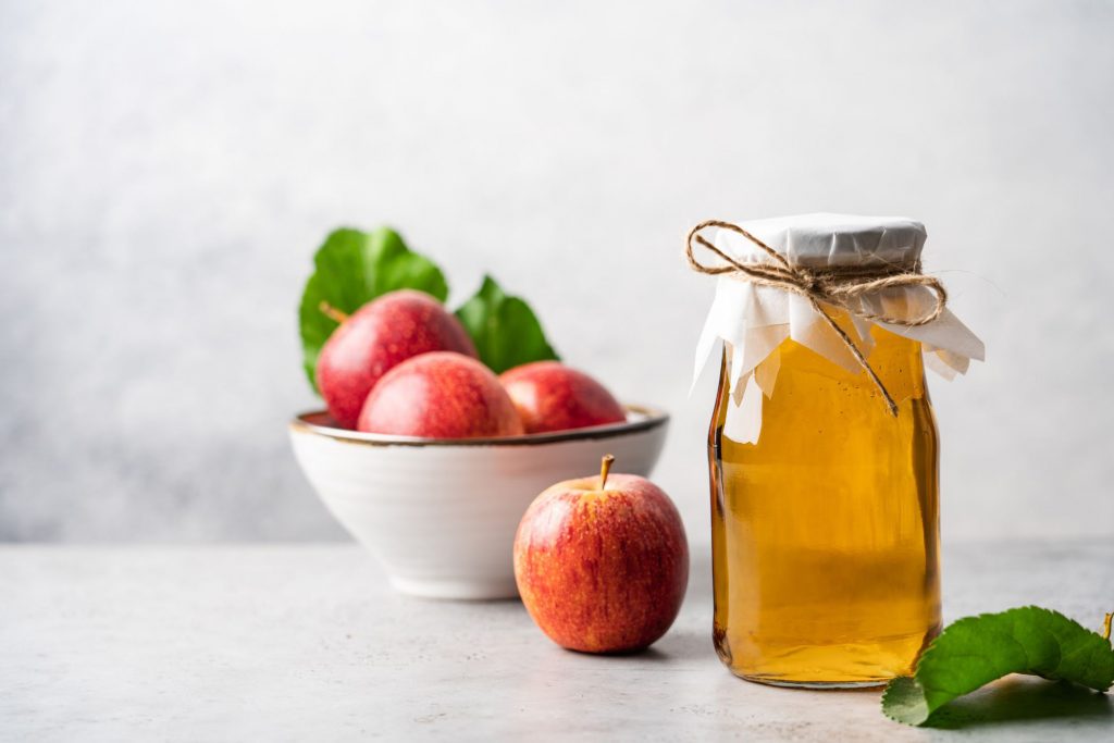 An apple cider vinegar rinse is a super easy natural hair treatment to try at home