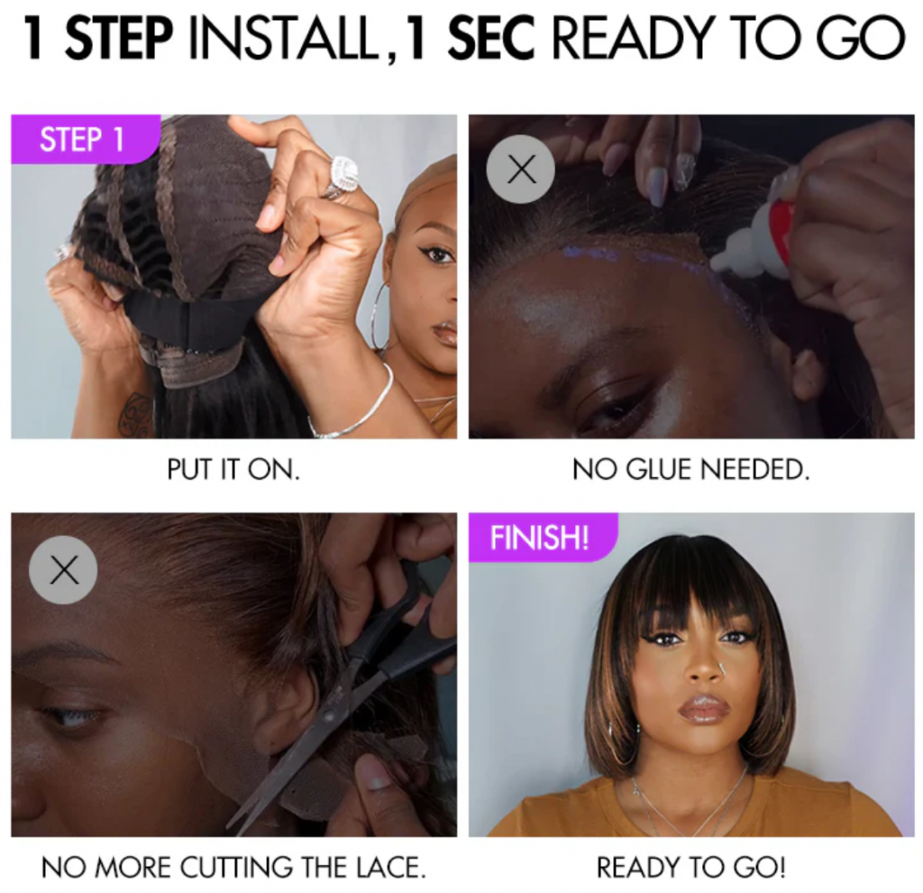 How to prepare the bob wig