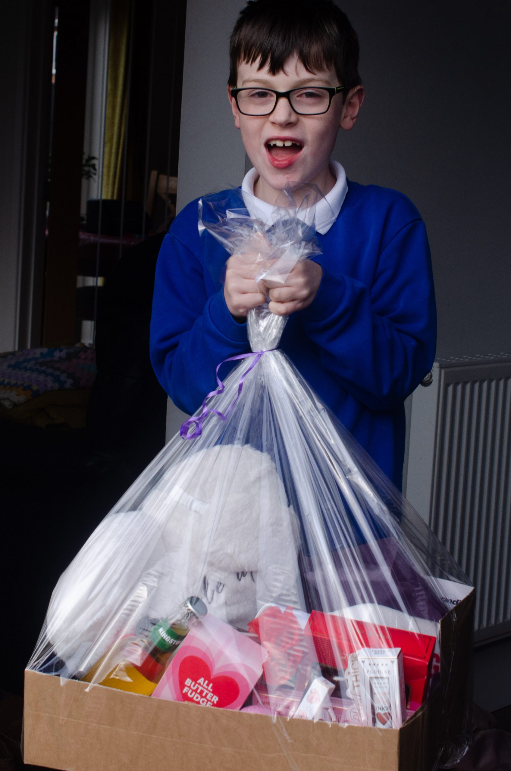 Jonah won a hamper!