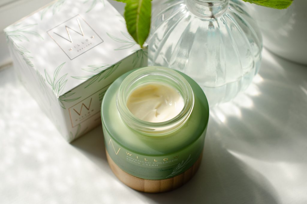 Texture of the cream