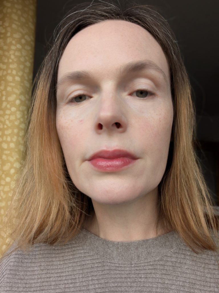 Wearing Superfood Red Radish Tint