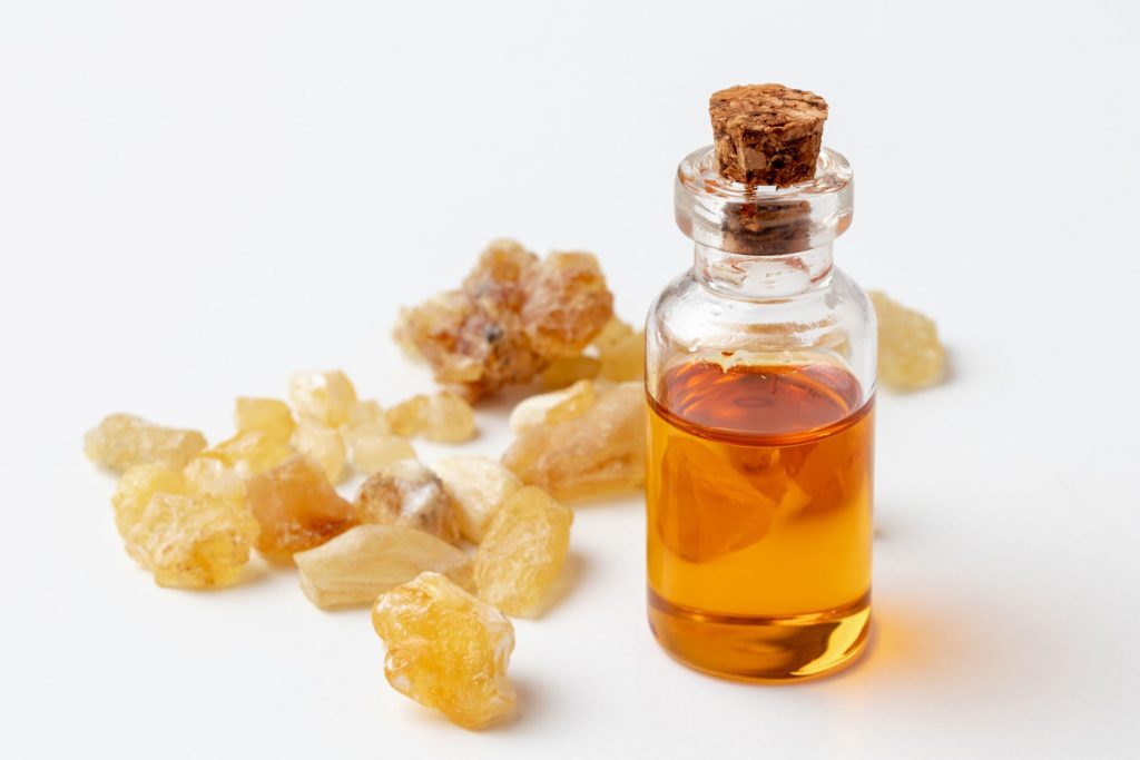 Frankincense oil is a standout anti-aging essential oil