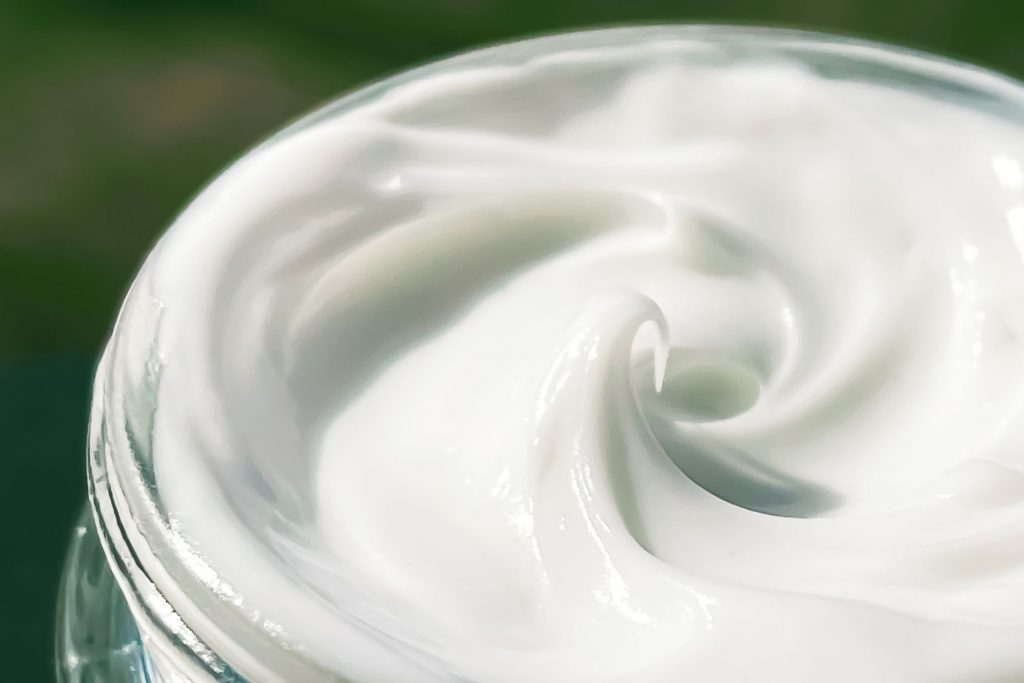Body lotion texture