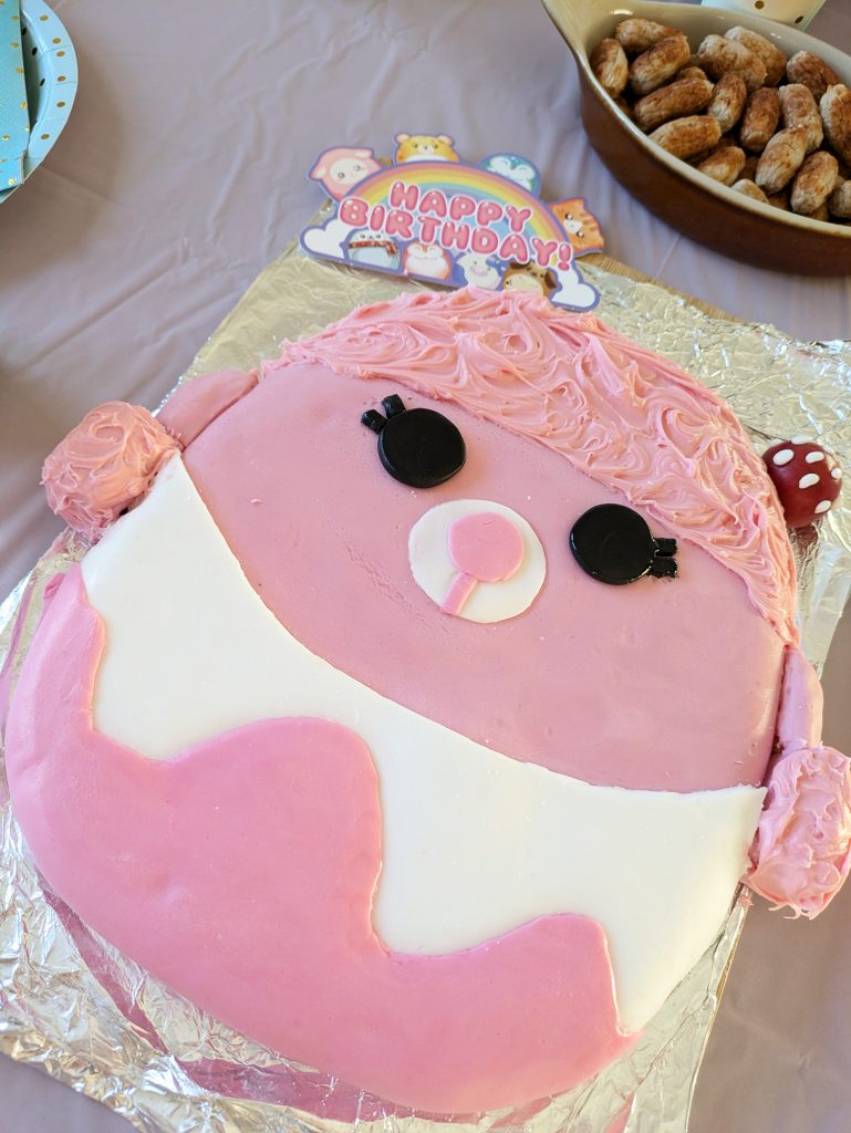 Cara's 6th birthday Squishmallow cake