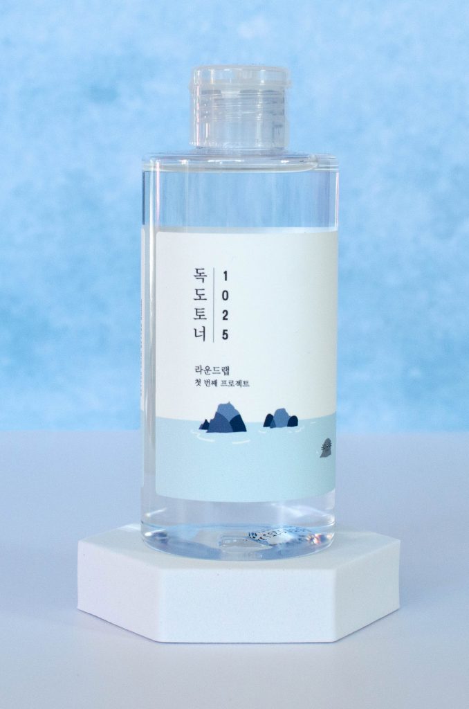 The Dokdo Toner is Round Lab's best selling skincare product